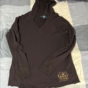 Lucky Brand Brown Hoodie